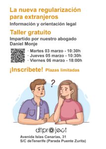 TALLER: La nueva regularización para extranjeros